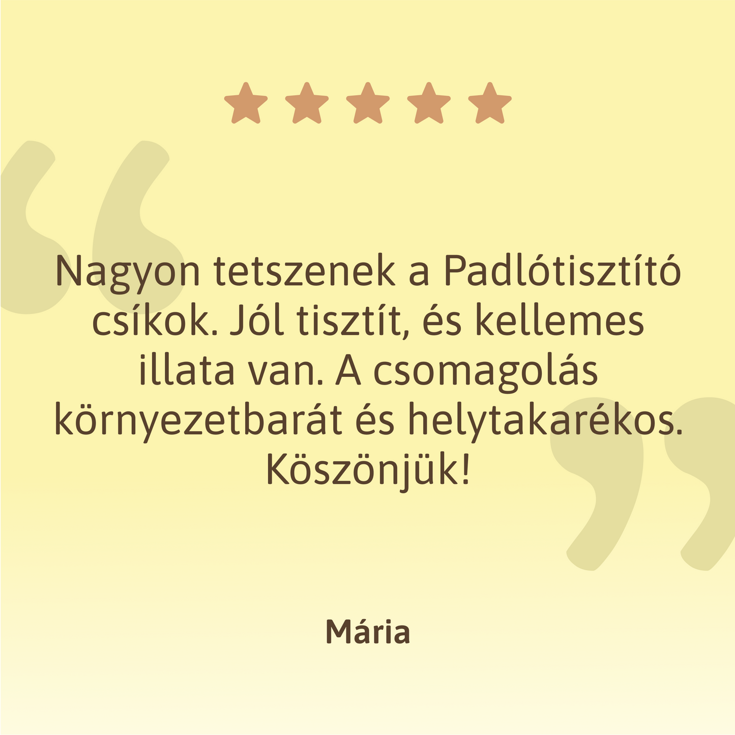 Čistič podlah - 30 ekologických proužků