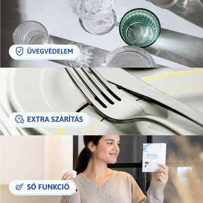 6 az 1-ben Eco Mosogatógép Tabletták - 60 Mosogatásra