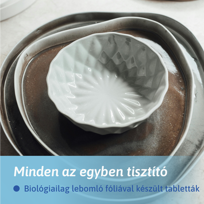 6 az 1-ben Eco Mosogatógép Tabletták - 60 Mosogatásra
